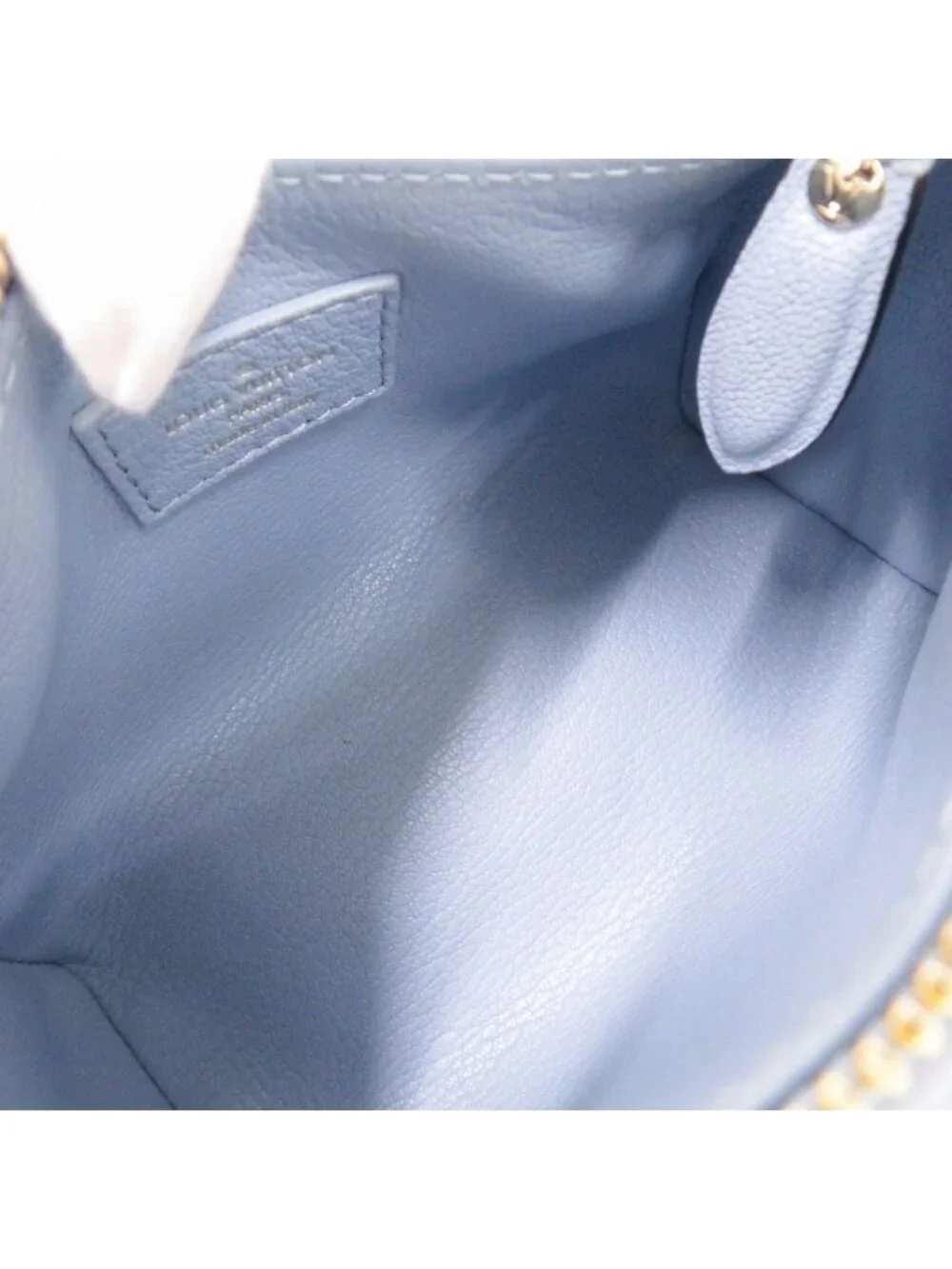 Louis Vuitton Nano Speedy IC 2-Way Leather Mink Furite Blue Handbag